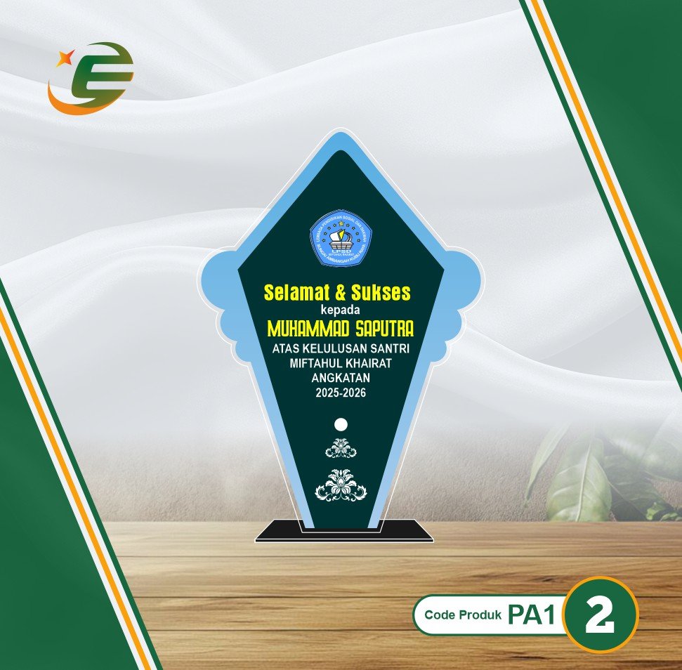 Plakat Akrilik Stiker 3mm PA1(1-10)