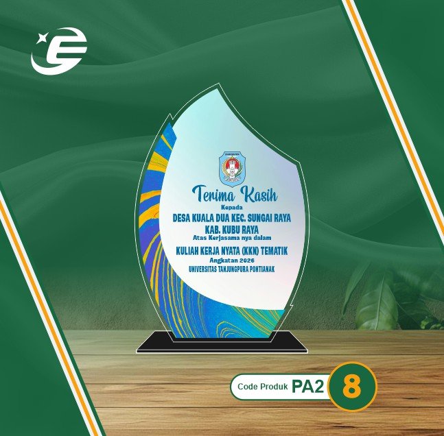 Plakat Akrilik Stiker 2mm PA2(1-10)
