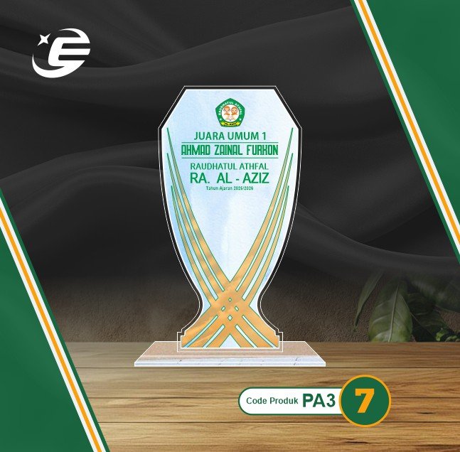 Plakat Akrilik Stiker 2mm PA3(1-10)