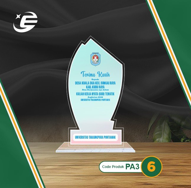 Plakat Akrilik Stiker 2mm PA3(1-10)