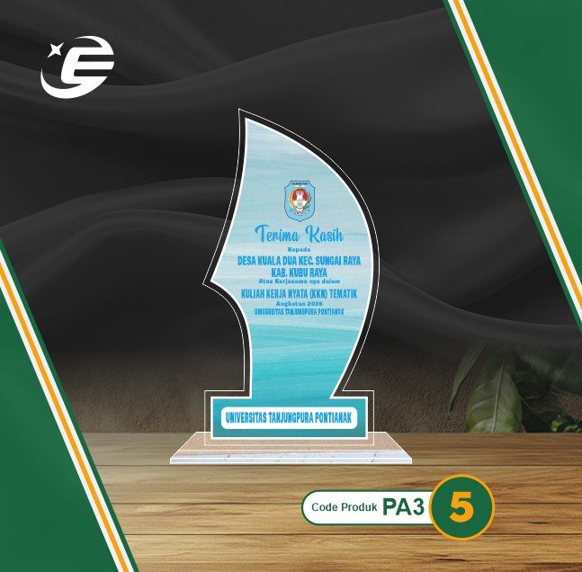 Plakat Akrilik Stiker 2mm PA3(1-10)
