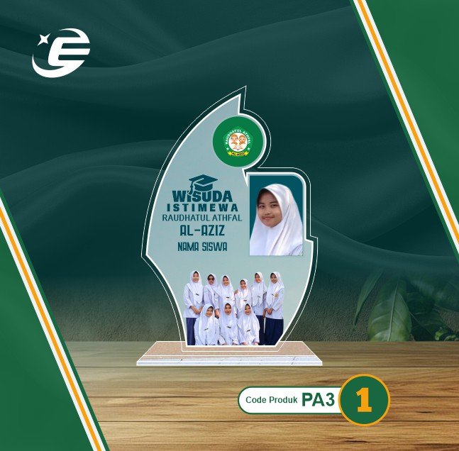 Plakat Akrilik Stiker 2mm PA4(1-6)