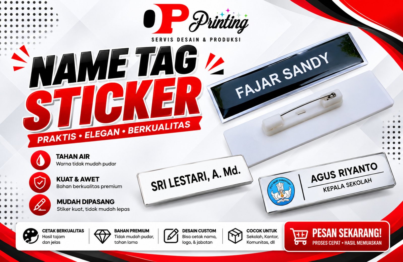 Name Tag Peniti