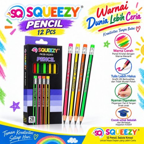 PENSIL 2B SQUEENCY