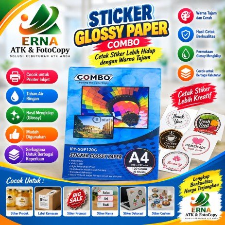 KERTAS STIKER/BLUEPRINT SILKY