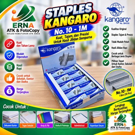 ISI STEPLES KANGARO NO 10