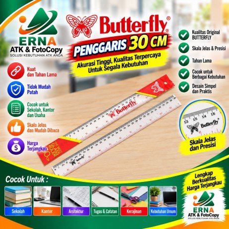 PENGGARIS PLASTIK 30 cm